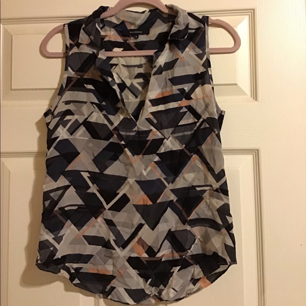 Tribal tank blouse